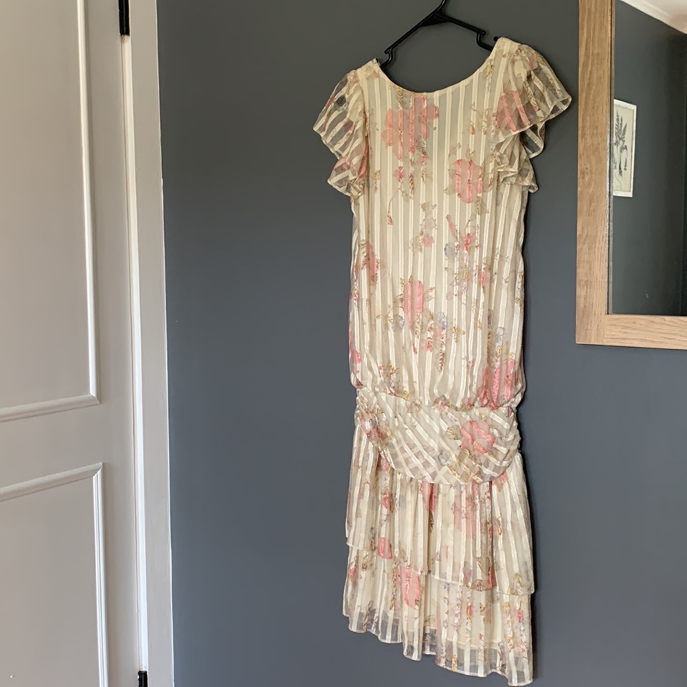 1960s does 20s Dropwaist Dress VINTAGE ✨♻️